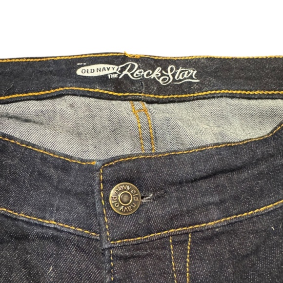 Old Navy The Rockstar Dark Wash Bootcut Jeans – Size 18 - Picture 3 of 5